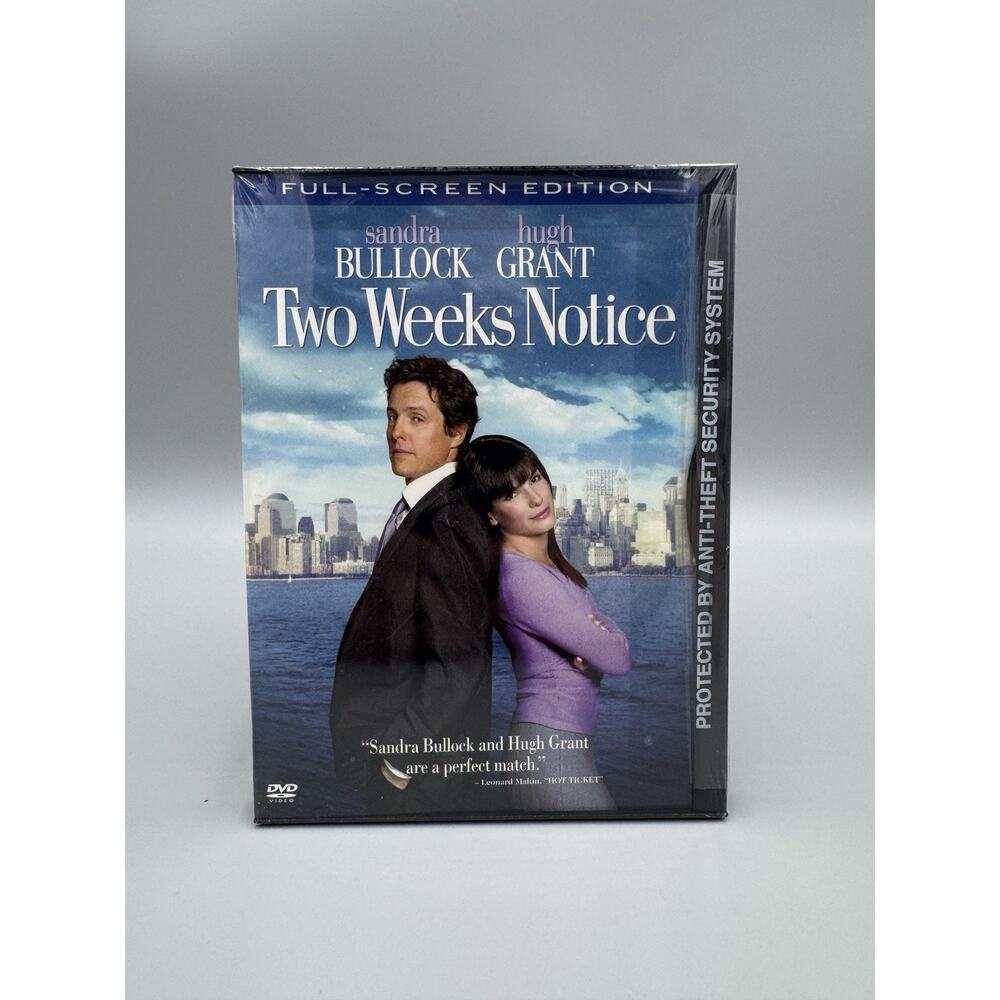 Two Weeks Notice DVD Brand‎ New Sealed Sandra Bullock Hugh Grant Free Shipping